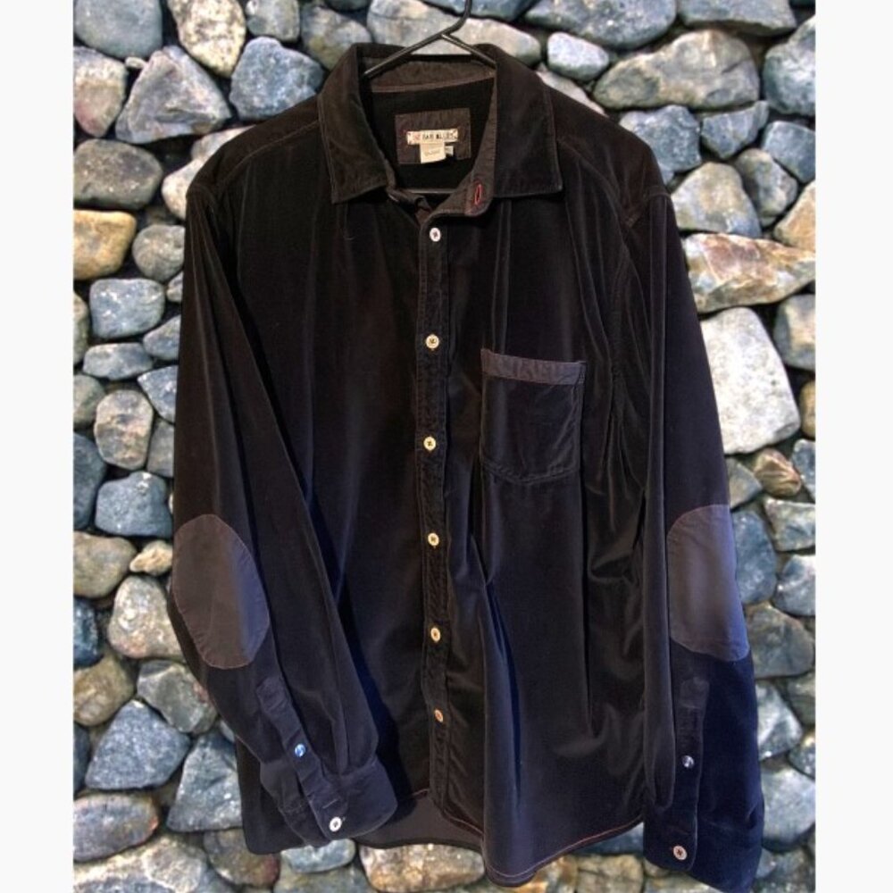 32 Bar Blues Velour Heavy Over Shirt - Size XL